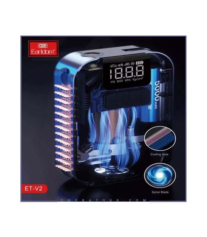 کمپرسور باد ارلدام Earldom Car Air Pump ET-V2