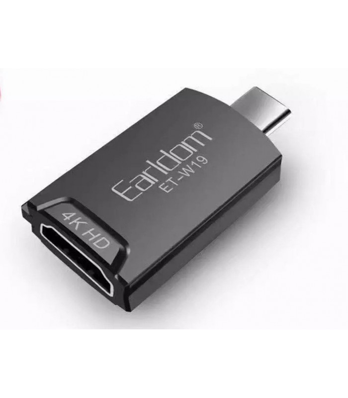 مبدل تایپ سی به اچ دی ام آی ارلدام Earldom ET-W19 Type-C to HDMI 4K/HD Converter