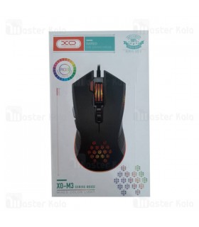موس گیمینگ سیم دار ایکس او XO M3 Wired USB Gaming Mouse Mixed Color Light