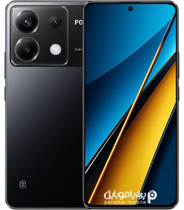 گوشی شیائومی مدل Poco X6 5G  حافظه 256 رم 8 گیگابایت ا Xiaomi Poco X6  5G 256/8 GB