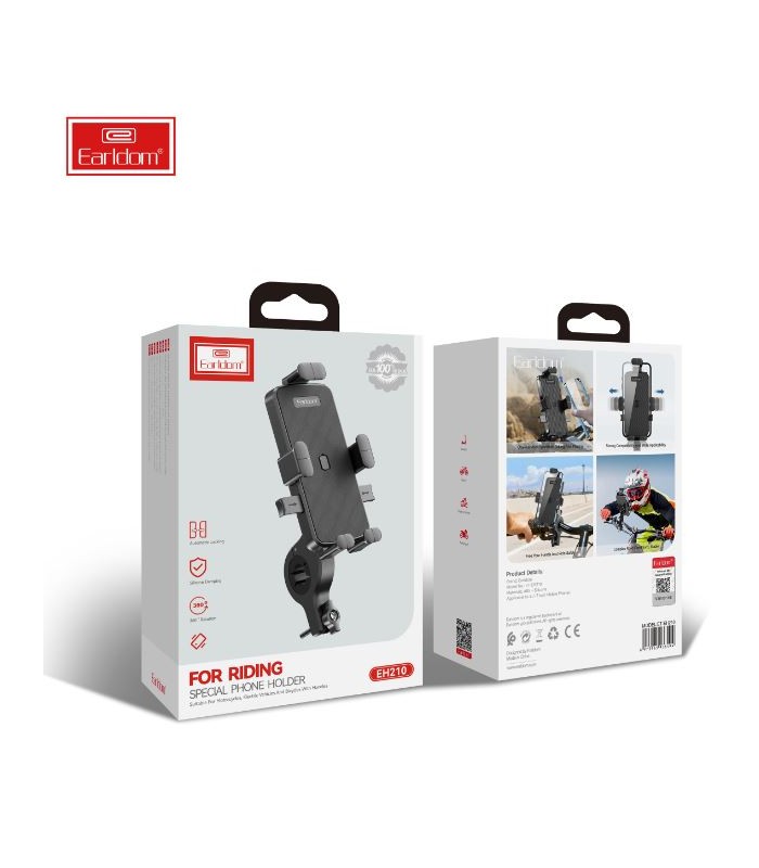 پایه نگهدارنده گوشی موبایل و تبلت ارلدام مدل FOR RIDING EH210